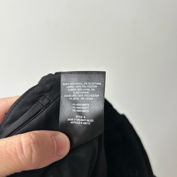 Aritzia Babaton twill wool high waist Rojo Cargo Pant - Picture 13 of 13